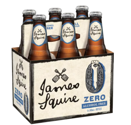 James Squire zero alcohol beer x24 bottles