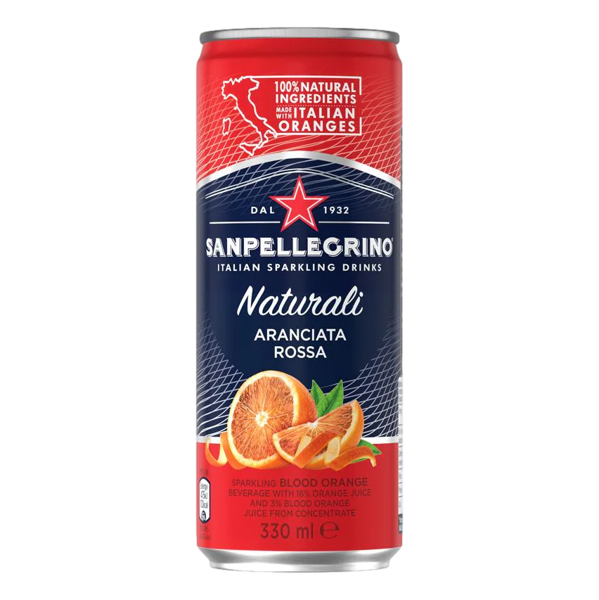 San Pellegrino Aranciata 330ml x 24 Cans